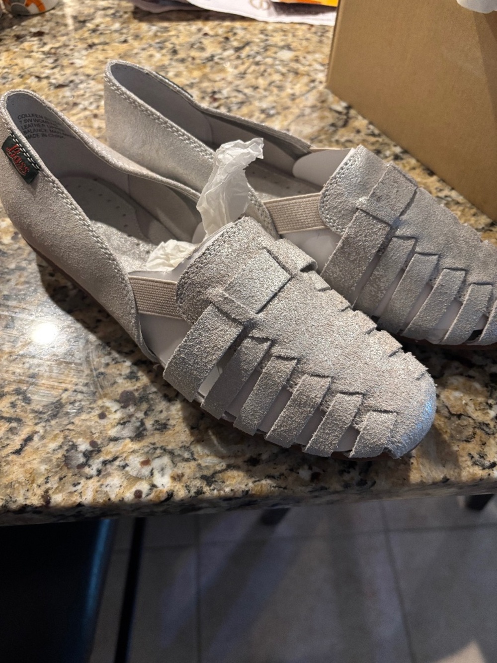 Bass Colleen silver shoes size 7.5